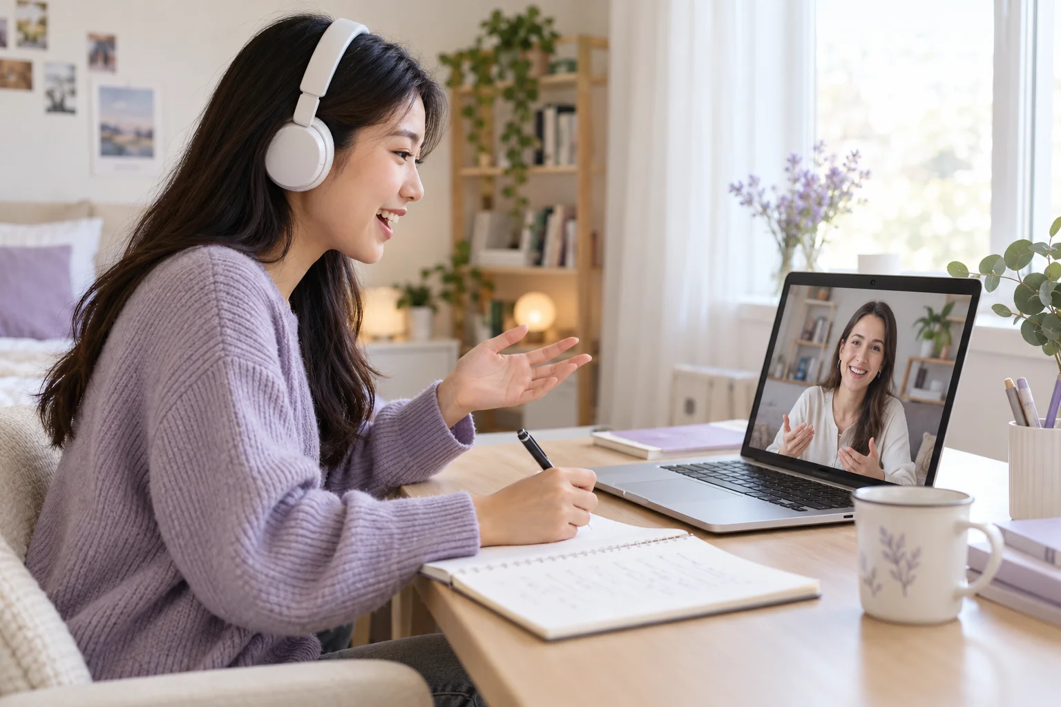 Online English learning